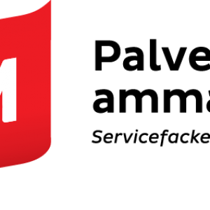 Palvelualojen ammattiliitto PAMin puna-valkoinen logo