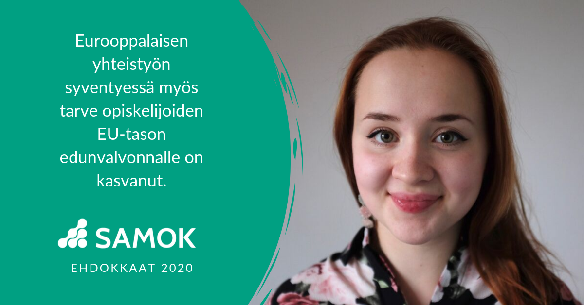 Ehdokasblogi Emma Hannonen: Kansainvälistyminen on korkeakouluopiskelijan valttikortti