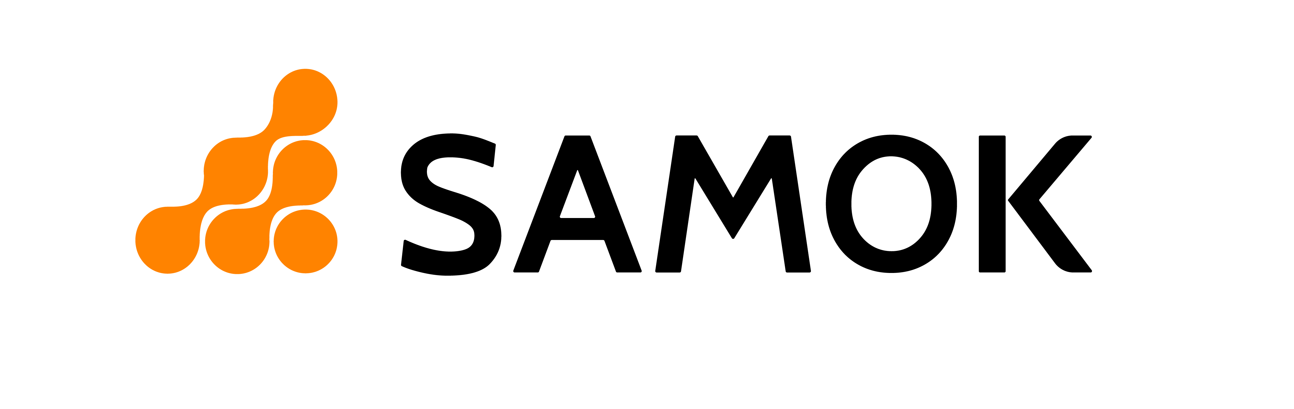 SAMOK uusi logo musta