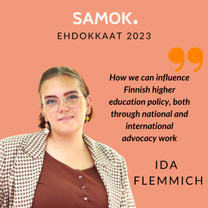 How we can influence Finnish higher education policy, both through national and international advocacy work.