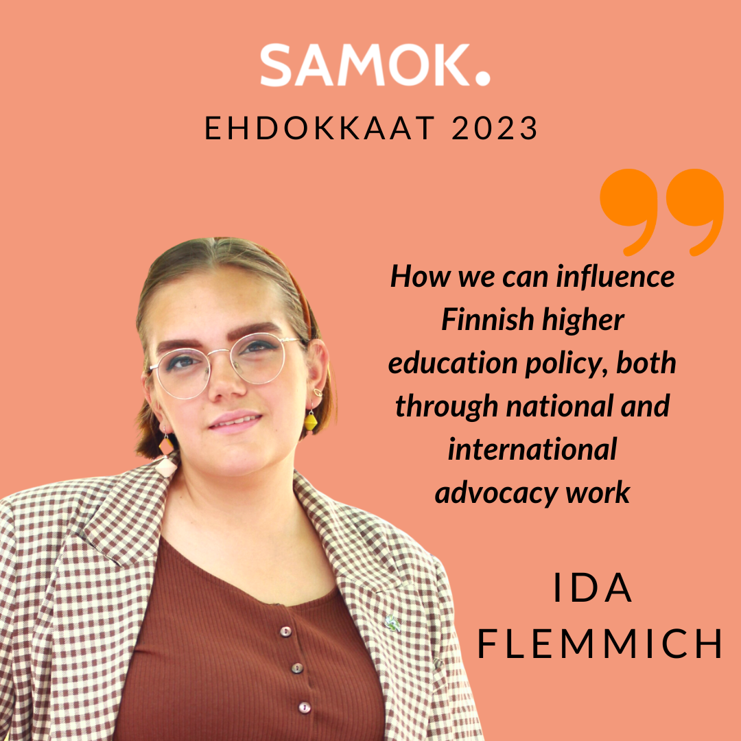 How we can influence Finnish higher education policy, both through national and international advocacy work.
