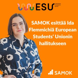 SAMOK esittää Ida Flemmichiä European Students’ Unionin hallitukseen
