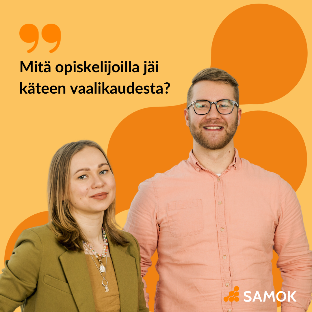 Blogi: Mitä opiskelijoilla jäi käteen vaalikaudesta?