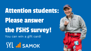 Attention students: Please answer the FSHS survey! You can win a gift card!