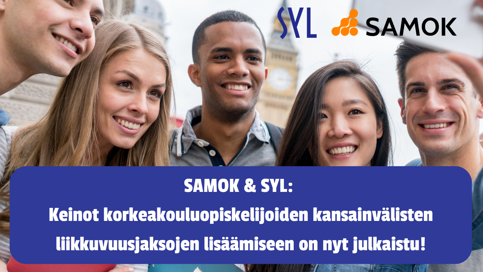 Tiedote: Opiskelijavaihtojen määrä laskussa – SAMOK ja SYL julkaisivat ohjelman näiden lisäämiseksi