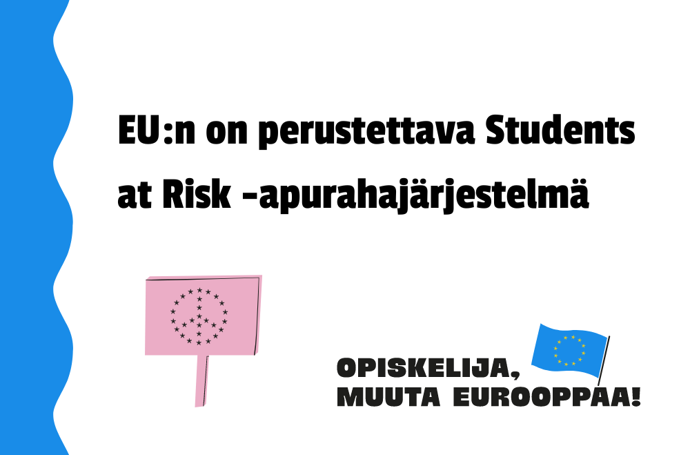 Kannanotto: EU:n on perustettava Students at Risk -apurahajärjestelmä