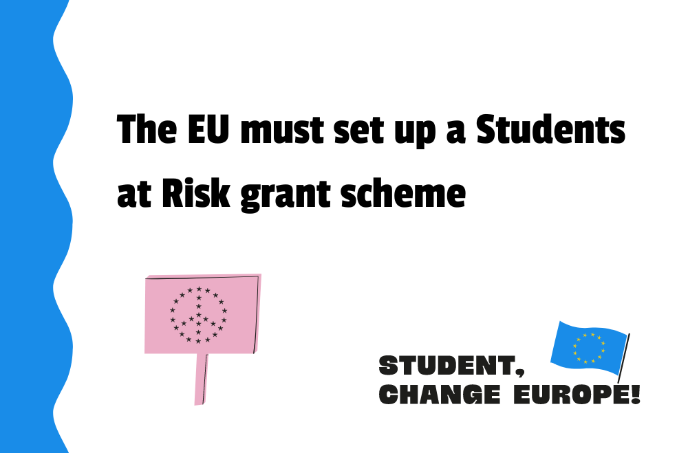 Statement: The EU must set up a Students at Risk grant scheme