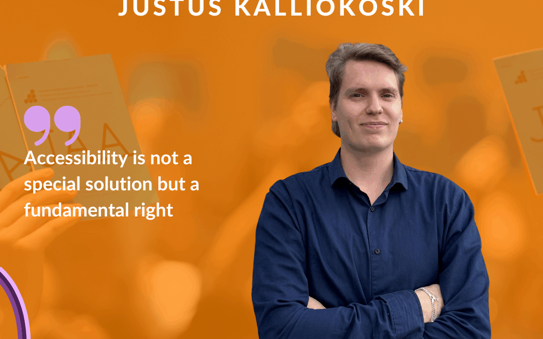 Candidate blog: Accessibility is not a special solution but a fundamental right