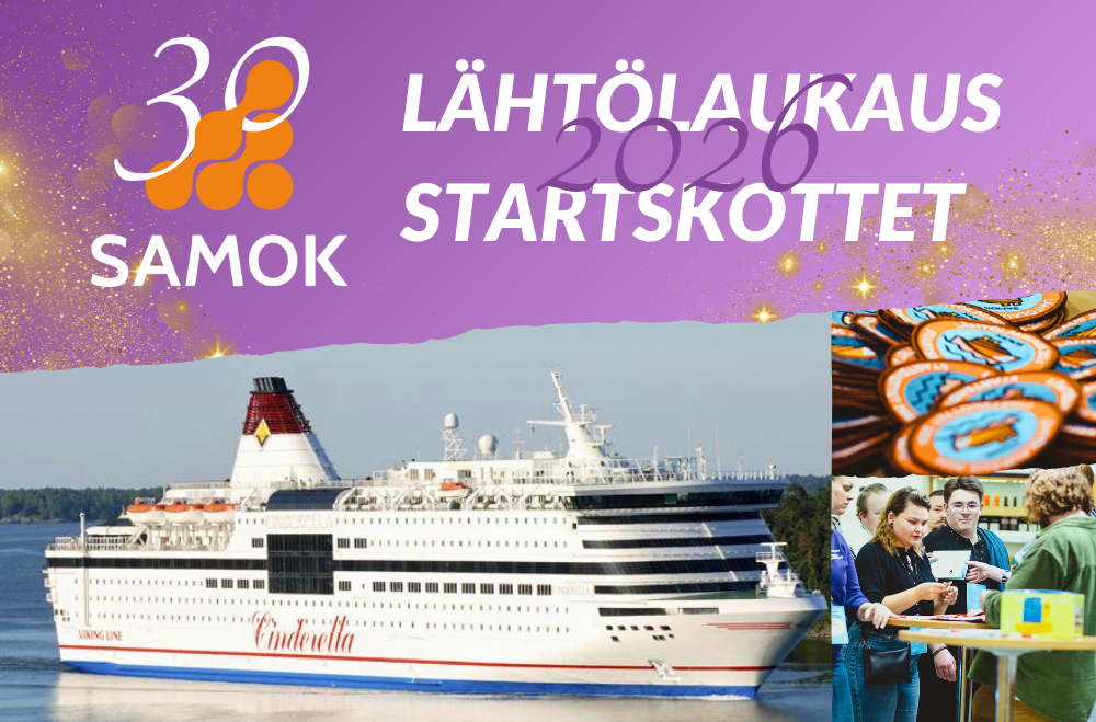 Invitation: SAMOK’s Lähtölaukaus kick-off cruise 2026 will once again sail the waves of the Baltic Sea at the end of January