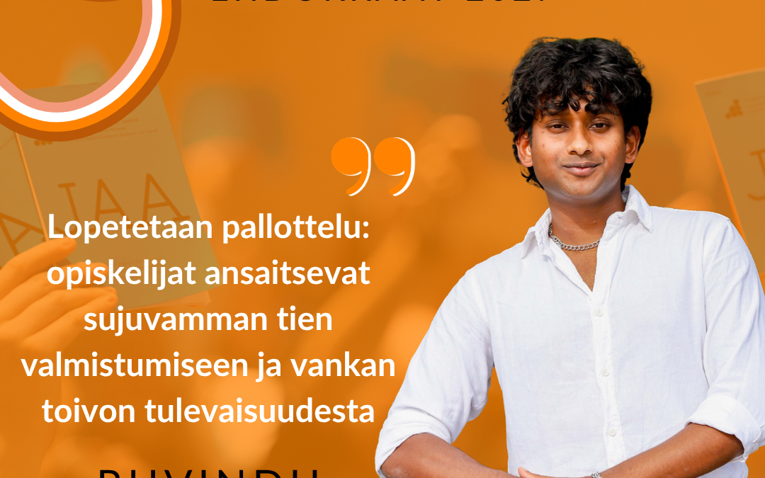Ehdokasblogi: Lopetetaan pallottelu: opiskelijat ansaitsevat sujuvamman tien valmistumiseen ja vankan toivon tulevaisuudesta